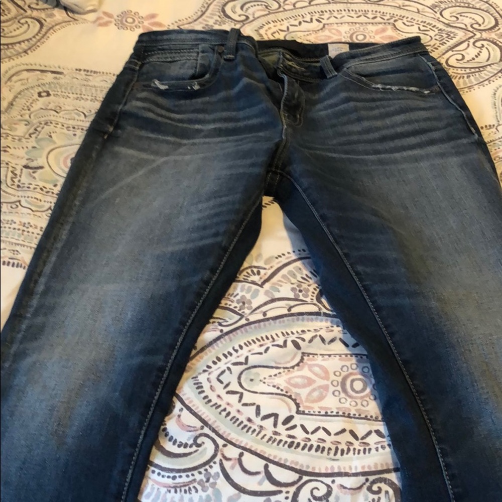 Buckle black jeans